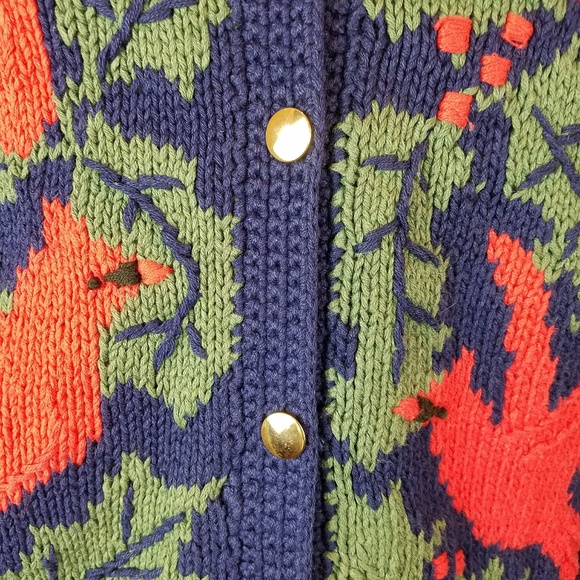 SOLD Vintage Orvis Women's Cardigan Sweater - Picture 4 of 8